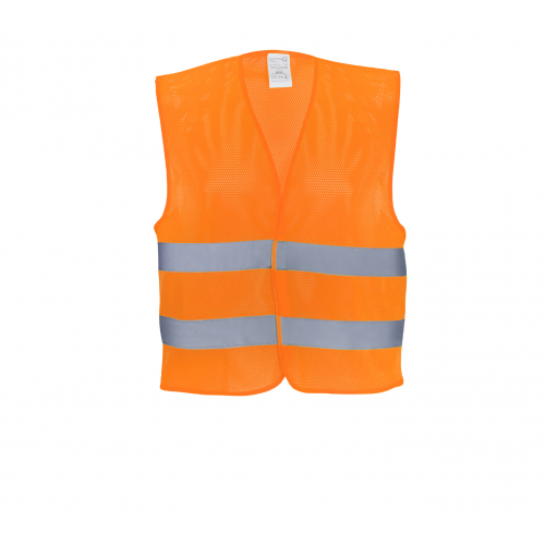 Kamizelka siatkowana odblaskowa pomarańczowa WH 220